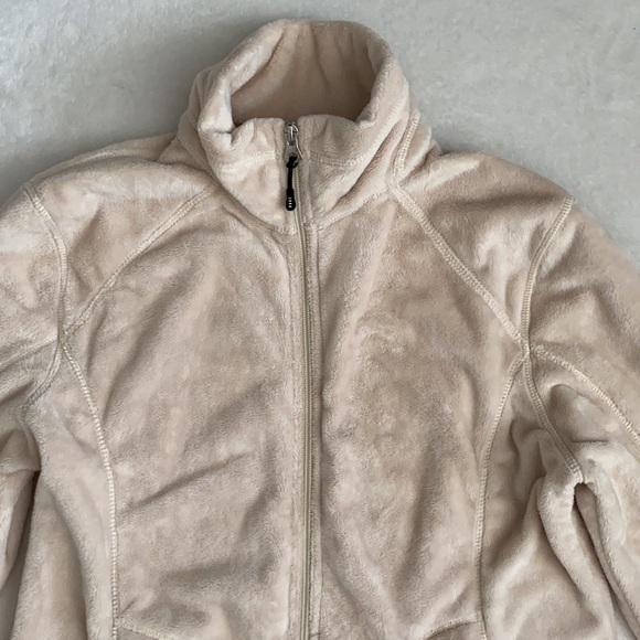 Lands’ End | Cozy Mock Neck Full Zip Jacket Cream (M 10-12) - Picture 3 of 16